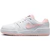 NIKE Scarpa Scarpa Full Force Low - Ragazzo/A, White/Echo Pink-Bright Mango-Black, FV5929-107, 32 EU (1Y US)