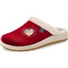 Fly Flot Ciabatta Donna Invernale In Morbido Tessuto, Sottopiede Antishock Sandali a ciabattaDonna