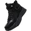 Generisch Stivali invernali da uomo, impermeabili, con calda imbottitura, antiscivolo, stivali da neve, stivali termici, stivali da trekking, scarpe da trekking per hiking trailrunning, Nero , 48 EU