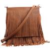 Aossta - Borsa a tracolla Ragazza donna , marrone (Brown), M
