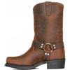 ZEARLY Harness Hi Uomo Cowboy Biker Stivali