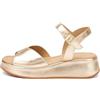 Frau - Sandali con Plateau in Pelle Laminata