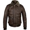 Zerimar Giacca Uomo - Giubbotto Uomo Stile Bomber Uomo - Giacca da Aviatore Elegante con Collo d'Agnello - Giacca pelle uomo - Giacca Uomo Aviatore - Giacca Casual da Pilota