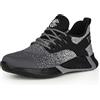 TQGOLD Scarpe Antinfortunistiche Scarpe da Ginnastica Unisex | Leggere Antiscivolo Scarpe Protettive Industriali con Punta in Acciaio | adatte per Cantiere Officina Magazzino