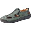Generic Sandali Uomo Pelle Sandali Antinfortunistiche Uomo Traspiranti Piatti Indossare Ogni Giorno Resistenti Camminare Allaperto Estate Primavera Autunno Scarpe Estive Senza Lacci Sport