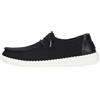 HEYDUDE Women Wendy Hex Black Casual Moccasin 38 EU