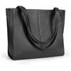 befen Borse Tote in Vera Pelle per Donna Grandi Borse a Spalla Donna Borsa Tote Laptop Borse a Mano da Signora con Scomparto per Laptop, Nero , Large