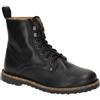 Birkenstock Bryson, Stivaletti in Pelle Nera Morbida, Suola con Profilo in Sughero, Plantare Anatomico Estraibile (Nero, Sistema Taglie Calzature EU, Adulto, Numero, Media, 41)