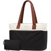 LOVEVOOK Borsa Shopper Da Donna, Grande Bag Da Lavoro, Borsa Per Computer Portatile