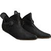 SIULAS Stivali medievali da uomo - Scarpe singole piatte in pelle PU con fibbia regolabile per cintura - Stivaletti Renaissance Larp Boots Retro in pelle per uomo e donna (47)