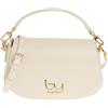 Byblos Borsa Donna Linea Joy - Borsa Elegante Avorio a Tracolla in Ecopelle, Design Moderno e Capiente per Tempo Libero, Lavoro e Uso Quotidiano