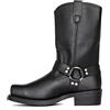 ZEARLY Harness Hi Uomo Cowboy Biker Stivali,Nero,44 EU