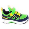 Istamax Scarpa Sportiva Modello IMAA3807 Verde Blu a Lacci Elastici e Strappo,Antipronazione e antitorsione