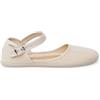 Pisamonas Ballerine con Cinturino Scollate Barefoot Donna Lino Fine