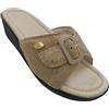 Dr. Scholl's Scholl, Ciabatta Mango Donna, fascia Regolabile (Beige scuro, Sistema Taglie Calzature EU, Adulto, Numero, Media, 41)