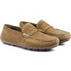 Silver Street London Bari Premium Suede Driving Mocassini Scarpe da Uomo Extra Imbottito Traspirante Mens Casual Scarpe Comodi Mocassini Slip On Uomo Ballerine, Marrone chiaro, 45 EU