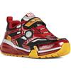 Geox J BAYONYC BOY, Scarpe da Ginnastica Bambini e ragazzi, Nero Rosso, 24 EU