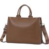 SENDEFN Borsa a Mano, Borsa Tracolla in Pelle Vegana, Borsa Shopper con Cinghia Rimovibile, Borsa a Spalla per Lavoro Viaggi Incontri