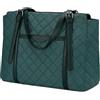 VASCHY Puffer Tote Bag,Borsa Donna Università Borsa Porta PC15 Pollici Borse Donna Lavoro/Viaggio/Shopping/Ufficio/Scuola Verde