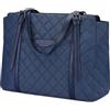 VASCHY Puffer Tote Bag,Borsa Donna Università Borsa Porta PC15 Pollici Borse Donna Lavoro/Viaggio/Shopping/Ufficio/Scuola Navy