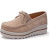 SRUQ Mocassini Donna in Pelle Espadrillas Eleganti Classico Loafers Scarpe da Passeggio
