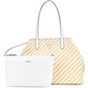GUESS Vikky II Two In One Tote Bag L Natural/White