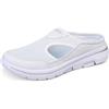 WWricotta Mocassini Donna, Estivi da, Casual, Slip-on, in Rete Traspirante, Comodi, con Tacco Medio, per Camminare, Yoga E Scuola, Stile Vintage retrò