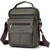 SPAHER Grande Borsello Uomo Tracolla in Vera Pelle a Spalla Crossbody Borse Messenger