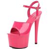 BeAUZQ Sandali da Donna 17cm Tacchi Alti Sexy Stripper Performance sul palco Pole Dancing Tacchi Alti Discoteca Party Dance Sandali con Plateau