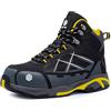 LARNMERN Scarpe Antinfortunistiche da Uomo Donna Stivale 39EU-49EU | Scarpe da Lavoro Puntale in Acciaio Antiscivolo Comode