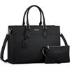 LOVEVOOK Borsa per Computer Portatile da Donna 15,6 Pollici, Borsa Lavoro Grande Impermeabile per Insegnanti e Ufficio