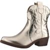 Elara Stivali Donna da Western Chunkyrayan 301-A31 Gold PU-39