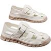 Generic Sandali da uomo in similpelle ritagliati, cinturino regolabile, calzature con suola spessa antiscivolo, scarpe pescatore casual traspiranti for passeggiate estive all'aperto