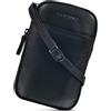 STILORD Loki Borsello da Petto Pelle Telefono Bors a Tracolla Piccola Monospalla per Uomo Donna Vintage Crossbody Bag e Borsetta Porta Cellulare Vero Cuoio Colore:nero