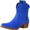 Elara Stivali Donna da Western Chunkyrayan 301-A31SZ Sapphire Blau Suede-37