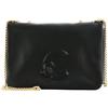 Coccinelle Pelle borsa a tracolla borsa da sera Dulse Mini Bag Smooth Leather Noir nero