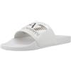 EA7 Emporio Armani Logo Sliders con Maxi Logo, Ciabatta da Mare/Piscina Unisex
