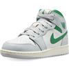 NIKE Scarpe Air Jordan 1 Mid (GS) Taglia 38.5 Codice DQ8423-142 Bianco