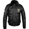 Zerimar Giacca Uomo - Giubbotto Uomo Stile Bomber Uomo - Giacca da Aviatore Elegante con Collo d'Agnello - Giacca pelle uomo - Giacca Uomo Aviatore - Giacca Casual da Pilota