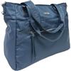 COVERI COLLECTION Borsa Donna in Nylon Impermeabile, Due manici, Dimensioni 38x17x31 cm, con Tracolla Regolabile Rimovibile, Multicolore Art. 5056-4 (BLU AVION)