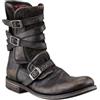 ORANDESIGNE Uomo Stivali Western Stivali da Cowboy Vintage Quadrato Testa D Grigio 43 EU