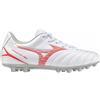 Mizuno Shoe Monarcida Neo Sele AG Jnr, Shoes Unisex Bambini, White Radiant Red, 33 EU