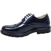Evoga Scarpe Francesine Uomo Class Vernice Man's Shoes Casual Eleganti (41, Blu)