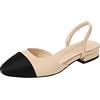 Fulidngzg Scarpe Tacco Donna,Scarpe Slingback Donna Eleganti con Cinturino Sandali Chiusi Davanti Estive Decollete Tacco per Punta Cerimonia Sposa Comodi