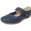 Boulevard Da donna Toccare Fissaggio Largo Bar Scarpa Navy 6 UK / 39 EU
