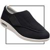 Möge Scarpe Uomo Ortopediche Scarpa per Piedi Gonfi Confortevole Sneakers Casual all'Aperto Scarpe a Strappo Ginnastica Tennis Fitness Camminata per Persone anziane diabetiche(Color:Black,Size:40.5 EU)
