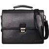 STILORD 'Rion' Borsa ventiquattrore uomo in pelle Cartella Valigetta 24 ore in cuoio modello classico vintage Portadocumenti per l'ufficio, Colore:nero