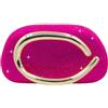 Boutique De FGG Pochette da donna con strass, borsa da sera formale con cristalli scintillanti, pochette da matrimonio, mini, Rosa caldo, Mini