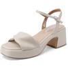 QUEEN HELENA Sandali con Tacco Zatteroni Casual Donna ZM9979
