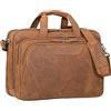 STILORD Cartella flessibile in pelle Ansgar Uomo e donna Borsa per laptop Business, Borsa a tracolla in pelle vintage 18 pollici, Colore: tan marrone - scuro